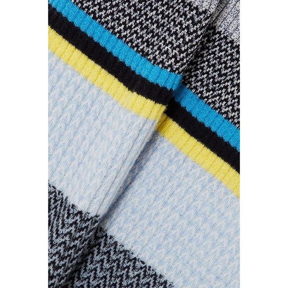 Victoria Beckham Stripe Ribbed Knit Midi Dress 6 - Picture 3 of 6